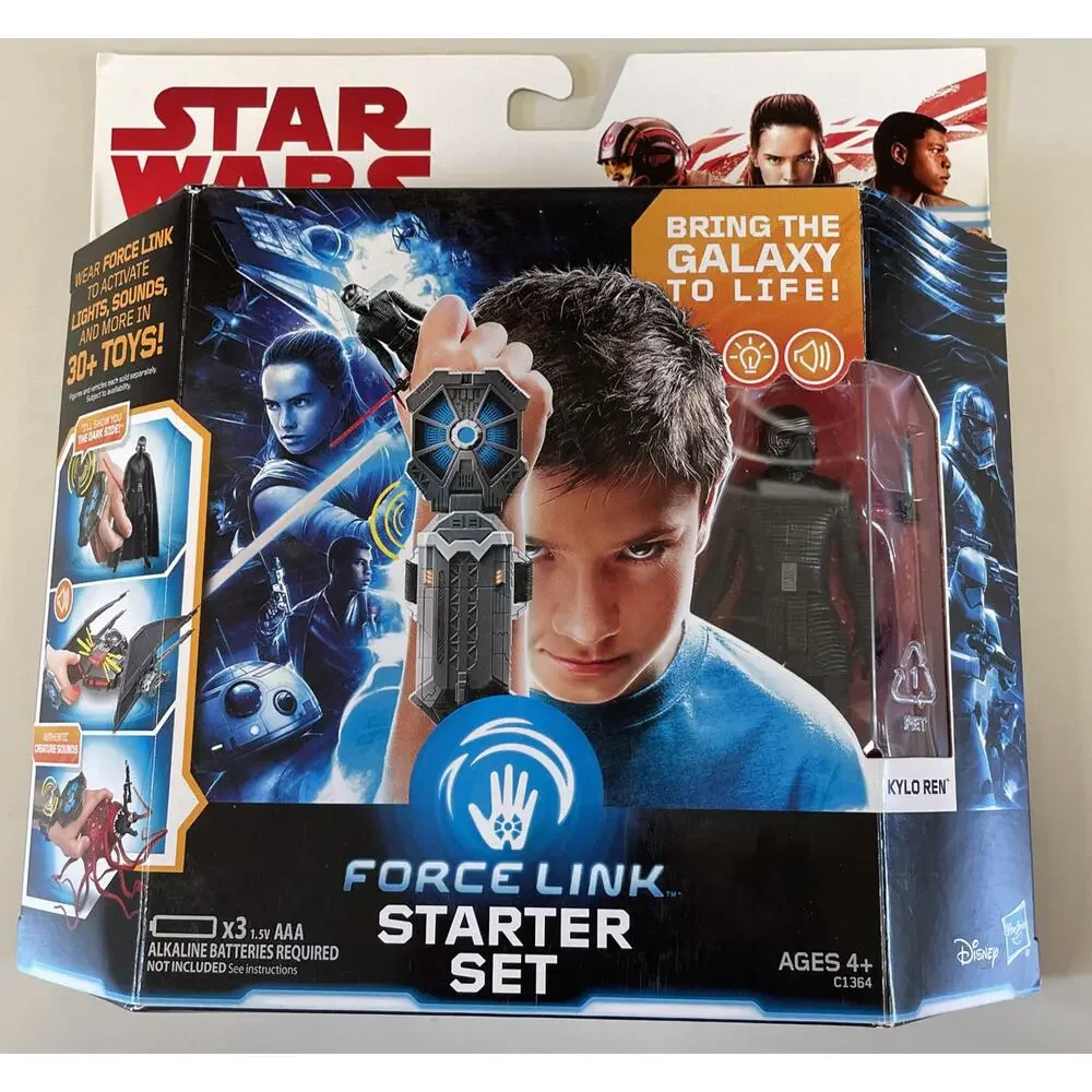Star Wars Force Link Starter Set Action Figures-Kylo Ren- (2) Luke Skywalkers